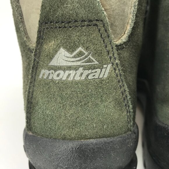 MONTRAIL Hiking Boots Womens 7.5/38.5 Green Leather Vibram Sole Made In Italy - Picture 9 of 16
